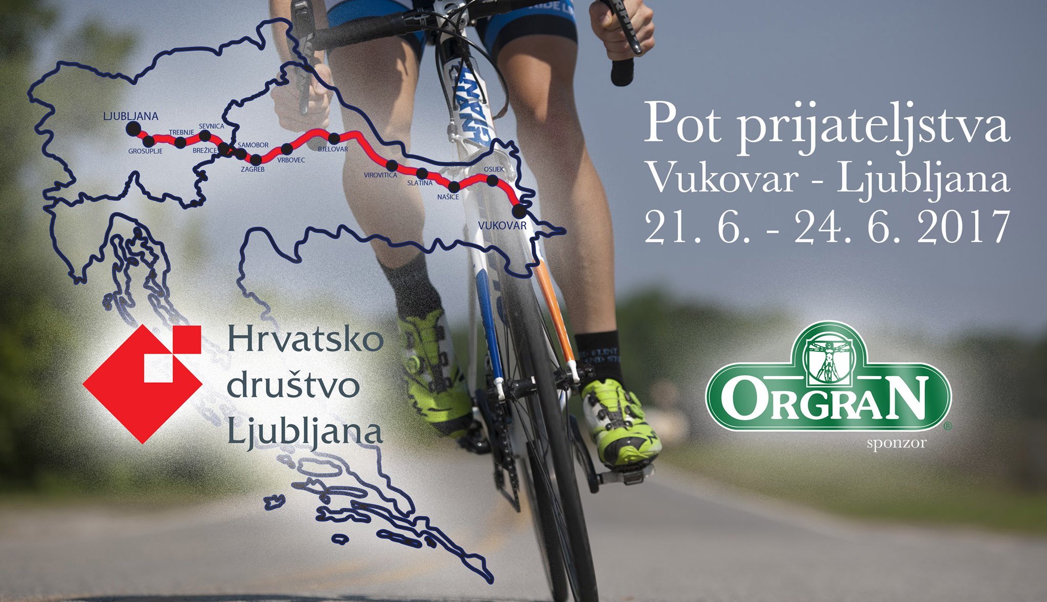 15. BICIKLISTIČKA KARAVANA PUT PRIJATELJSTVA VUKOVAR – LJUBLJANA 2017